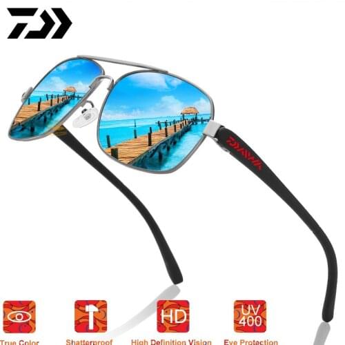 Daiwa Brand Mens Polarized Sunglasses 2020 The New Outdoor Climbing Fishing Sunglasses Fashion Driving Mirror Driver Mirror