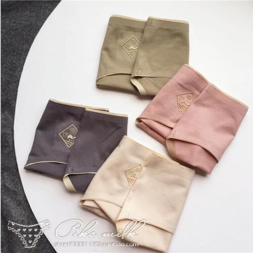 SP&CITY Simple Classic Solid Cotton Menstrual Underwear Women Soft Sexy Panties Seamless Briefs Emboss Print Female Lingerie