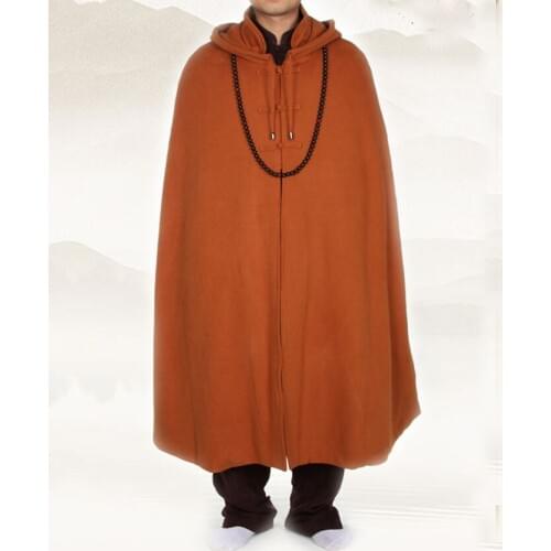 UNISEX QUITE-WARM meditation cloak cotton Buddhist religious Buddhism mantle Capes monks martial artsrobe coat Unisex