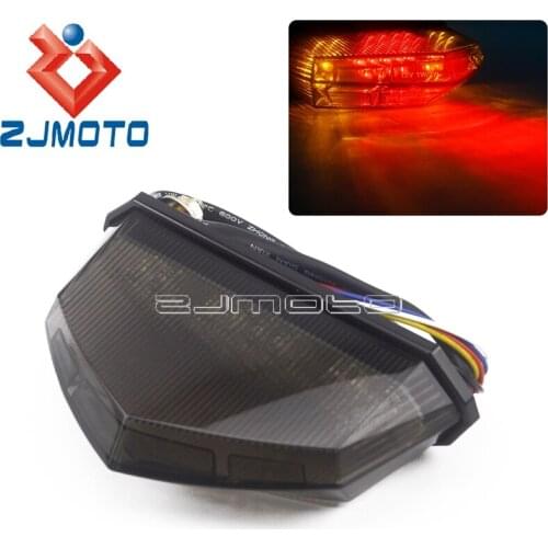 Universal Motorcycle LED Turn Signal Stop Tail Light Moto Brake Rear Lamp Taillight For Honda Yamaha Kawasaki Suzuki ATV Scooter