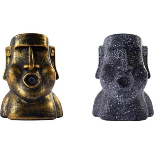 USB Rechargeable Easter Island Moai Humidifier Timing Aroma Diffuser Mist Maker Home Office Hanging Sprayer
