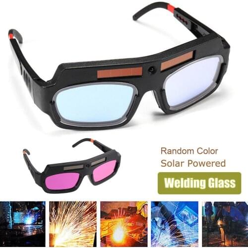 Solar Powered Safety Goggles Auto Darkening Welding Eyewear Eyes Protection Welder Glasses Mask Helmet Arc CLH@8