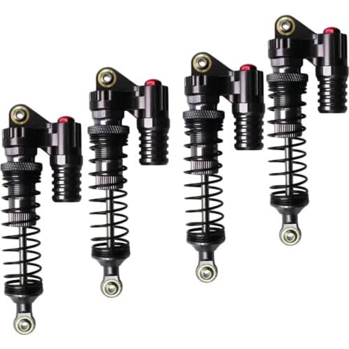 2 Pair Aluminum Shock Absorber Replacement for 1/10 SCX10 D90 CC01 Car Parts