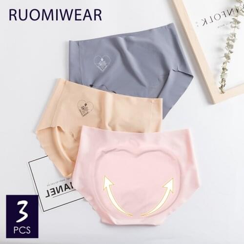 ROMEWEAR Seamless Panties Ultra-thin Sexy Womens Underpants Nylon Laser Cut No Trace Soft Comfort Bikini Underwear Quickly Dry