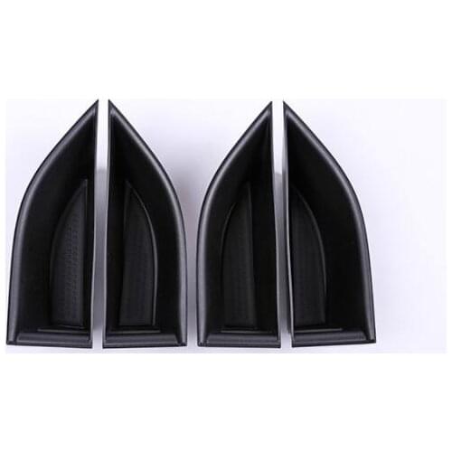 4PC Front Car Door Storage organizer Pocket Holder Box For Land Rover Range Rover Evoque 2016 2017 2018