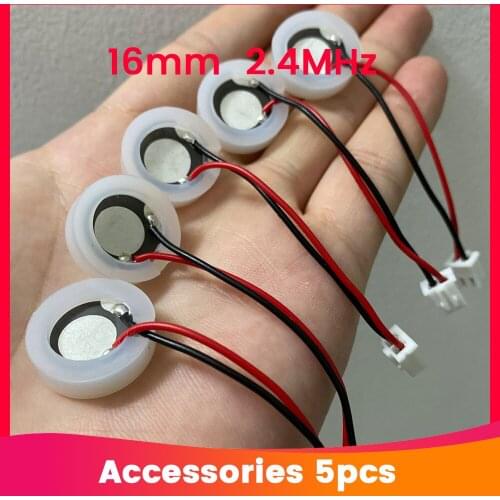 5pcs 16mm 2.4Mhz Ultrasonic Mist Maker Fogger Atomizing Transducer Oscillating Blade Piezoelectric Ceramic Air Humidifier Acces