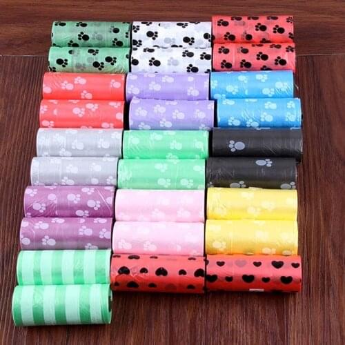 6 Rolls Dog Poo Bag Holder Pet Dog Cat Waste Pooper Scooper Clean Tool Pick Up Poop Dispenser pet Supplies