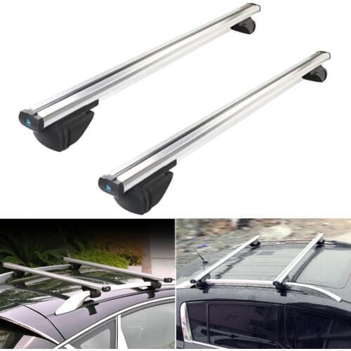 2PCS Universal Car Roof Rack Cross Bar Luggage Carrier Support With Anti-Theft Lock Bike Bicycle Roof Racks Auto 120cm 130cm