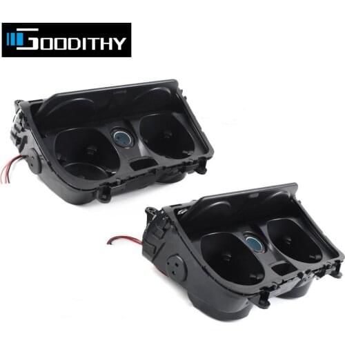 Car Interior Central Console Water Drink Cup Holder Assembly Cigarette Lighter Basement For BMW 5 Series F10 F11 F10LCI F11LCI