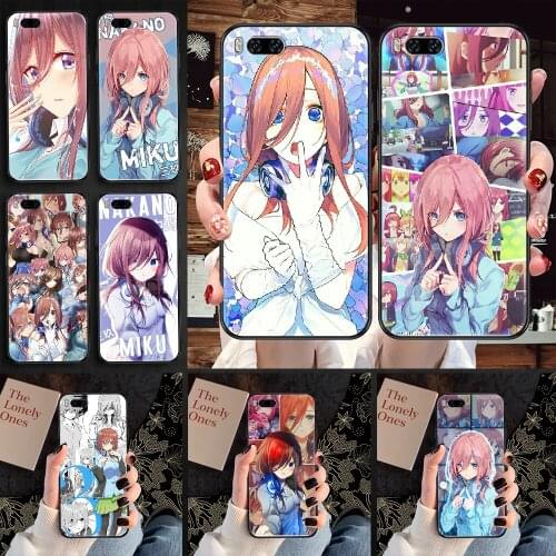 Anime Nakano Miku Phone case For Xiaomi Mi Max Note 3 A2 A3 8 9 9T 10 Lite Pro Ultra black tpu prime pretty coque trend