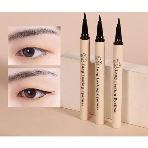 Black Liquid Eyeliner Pen Quick-drying Waterproof Easy To Wear Long-lasting Non-smudge Eye Liner Pencil Eye Makeup Cosmeti TSLM2