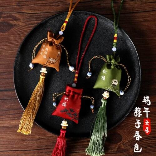 Dragon Boat Festival sachet with ancient style handmade sachet empty bag sachet embroidery diy material purse pendant
