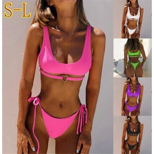GAOKE Micro Bikini 2020 Swimwear Women Bikini Swimsuit Sexy Thong Bikinis Set Bathing Suit Beachwear Mini Bikini Femme