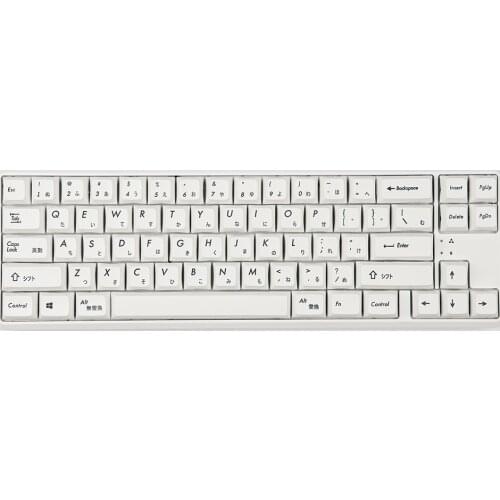 Totoro XDA Profile Pure White Keycaps For Cherry Mx Switch Mechanical Gaming Keyboard Sublimation Japanese PBT Keycaps