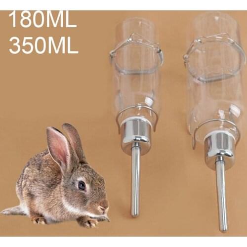 180/350ml Feeder Bottle Pet Squirrel Rabbit Drinking Fountain Hanging Water