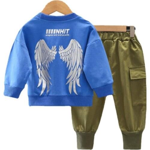 New Autumn Baby Clothes Suit Children Clothing Boys Girls Sport Casual T-Shirt Pants 2 Piece/Set Toddler Costume Kids Tracksuits