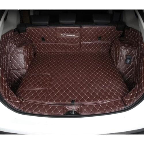 For Mitsubishi Outlander 2013-2018 Cargo Liner Interior Accessories Carpet car styling Foot Trunk mat car trunk mat