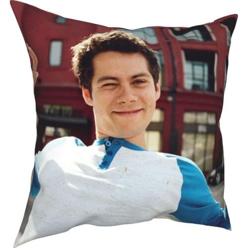 Dylan O'Brien Kissenbezüge Sitz Teen Wolf Maze Runner Kissen Fall Kreative Kissen Abdeckung 40*40cm