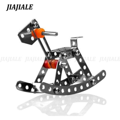 JIAJIALE Metal Model Building Kits Puzzle Trojans Enlighten Education Assemblage DIY children Toys VS 3d metal model kits