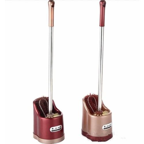 Creative Toilet Brush Set Household Chores Long Handle Brush No Dead Corner Toilet Brush Plastic Toilet Brush Holder