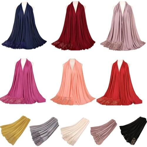 New Women Cotton Linen Scarf Shawl Pleated Crinkle Wrinkle Muslim Hijab Beading Islamic Turban Headscarf Wrap Headscarf 200*70CM