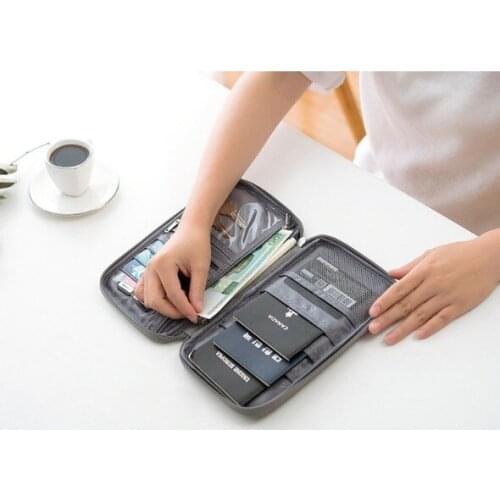 OL Passport bag, air ticket, card clip wallet protective cover, waterproof travel storage bag, multi-functional certificate bag