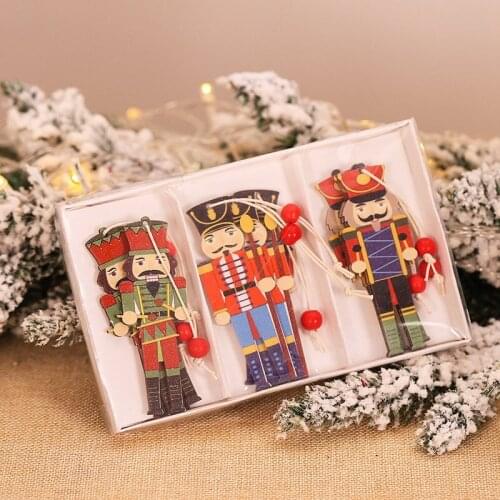 One year Wooden Christmas Decorations
