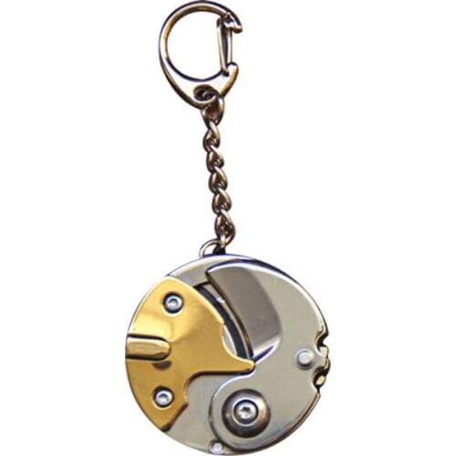 Portable Multifunction Folding Screwdriver Steel Foldaway Screwdriver Keychain Screwdriver Camping Survival EDC Tools Travel