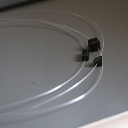 Simple Small Black Acrylic Geometric Bead Invisible Choker Necklace Cute Transparent Fishing Line Chain Neck Clavicle Jewelry