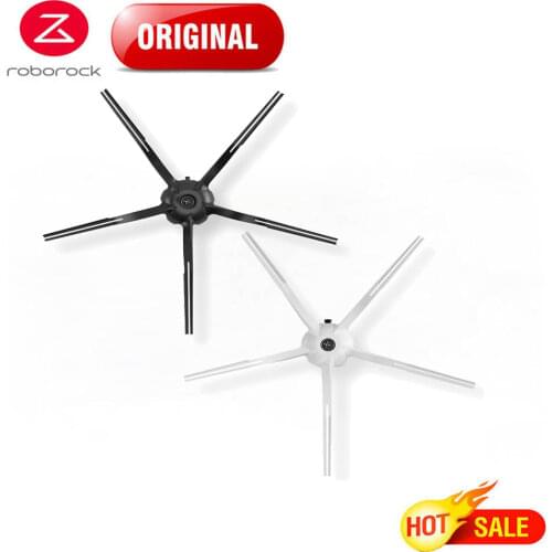 Original Roborock S6 Maxv Accessories Robot Vacuum Cleaner 5-arms Silicone Side Brush for S5Max S6Pure E4 S4Max S50 S6 Parts kit