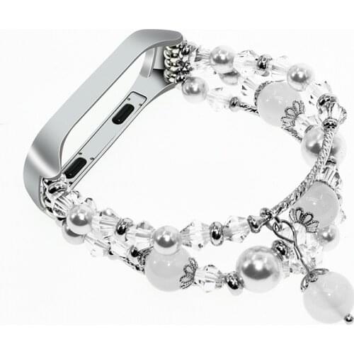 Ladys watchband For Xiaomi Miband 5 4 3 Bracelet Agate Crystal Jewelry Style Montre Femme Wrist Band Correas De Reloj Mi Band 4