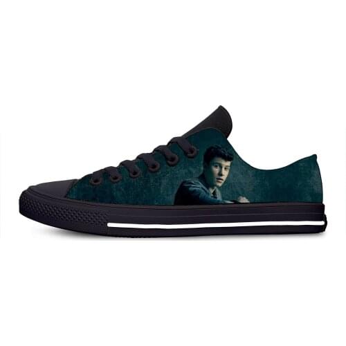 Shawn Mendes Singer Music Cool Fashion Funny Casual Cloth Shoes Low Top Lightweight Breathable 3D Print Men Women Sneakers