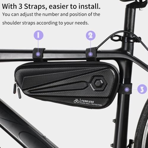 1.5L Bike Triangle Pouch Bicycle Bag Rainproof Large Capacity MTB Road Frame Bag Waterproof Bags cycling Accessories 26.5X9X6 cm