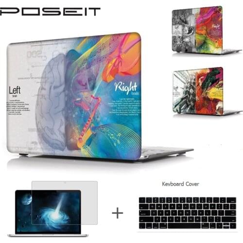 Color printing plastic Hard Case For Apple Macbook Air Pro Retina 11 12 13 15 Laptop Bag For MacBook Air 11 13 inch Case