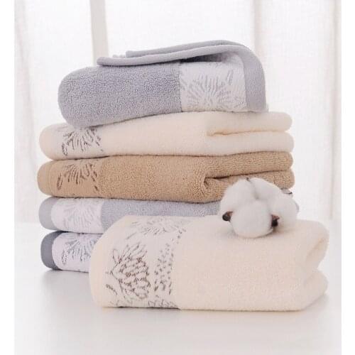 Pure Cotton Thicken Face Towel Rectangle Household Towels Good Water Absorption Soft Kids Adults for Home Bathroom Gesichtstuch