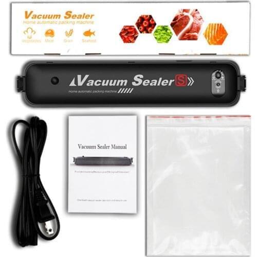 Electric Vacuum Sealer Automatic Bag Sealing Packaging Machine Food Saver Compression Sealing Machine with Free 15pc Vacuum Bags