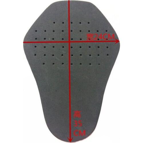Breathable Ergonomic EVA Back Armour Insert Pad for Skiing Skating 35 x 24 cm