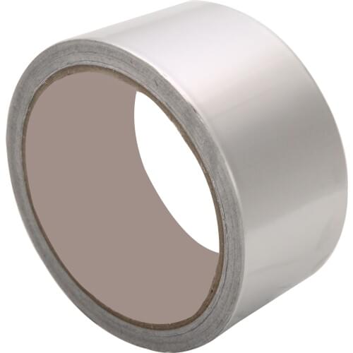17M Aluminum Foil Tape Roll Self Adhesive Foil Sealing Roll Tape For Refrigeration Pipe Strapping Windows Sealed Bare
