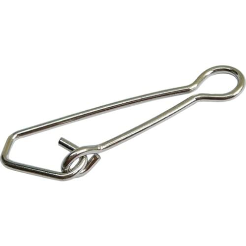 500/1000pcs Swivels Fishing Snap Hooked Snap Hook Link Carp Fishing Connector #00-#8 Stainless Steel Long Line Clips Lure Snap