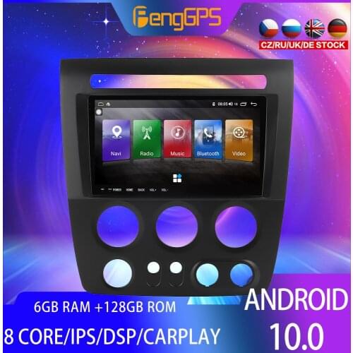 6+128G Android 10.0 Car Radio For Hummer H3 2005 2006 2007 - 2010 GPS Navigation Recorder Multimedia No 2 din 2Din CD Player