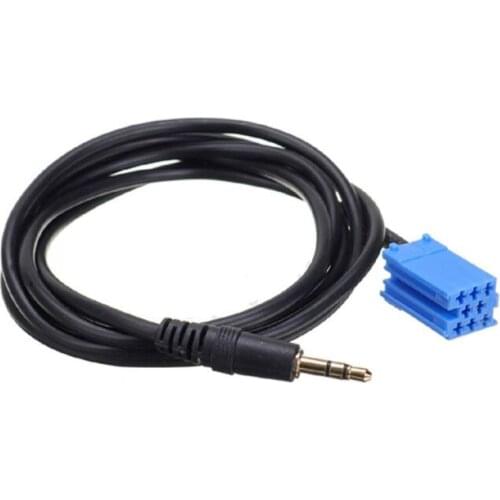 Car Stereo Aux input Vehicle Lead Cable Adaptor 3.5MM Player With Two Radio Keys For Fiat