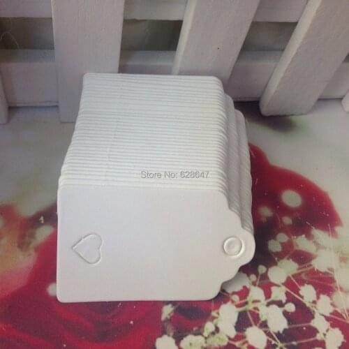 Free Shipping gift tags white paper tags DIY Blank white Paper Marked Blank Cards clothing tags Hand Draw Tags