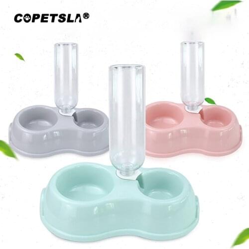 Copetsla 500ML Pet Cat Dog Bowl Fountain Automatic Food Water Feeder Dispenser Container For Cats Dogs Drinking Pet Supplies