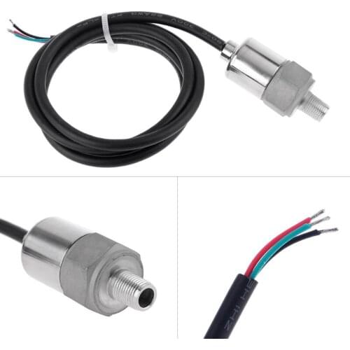 0-10/20/30bar Pressure Transmitter Sensor Oil Water Transducer Input 5V DC Output 0.5-4.5V Pressure Sensor