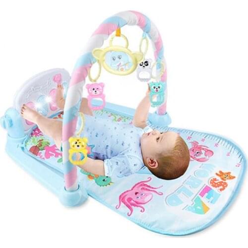 Baby Gym Play Mat Baby Carpet Music Puzzle Mat With Piano Keyboard Educational Rack Toy Infant Fitness Crawling Mat Music Carpet