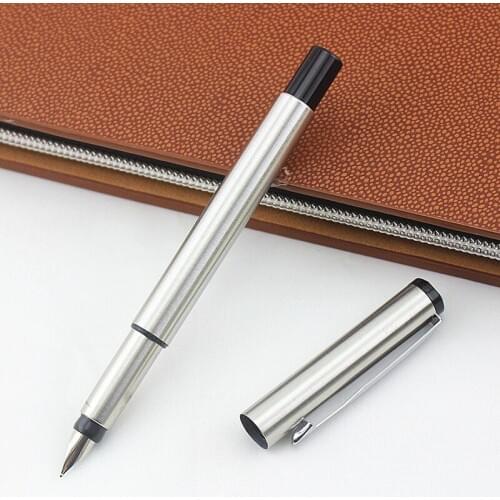 Extra Fine Nib 0.5mm Fountain Pen for Finance Luxury Metal Ink Pens Office Supplies School Supplies Birthday Gift