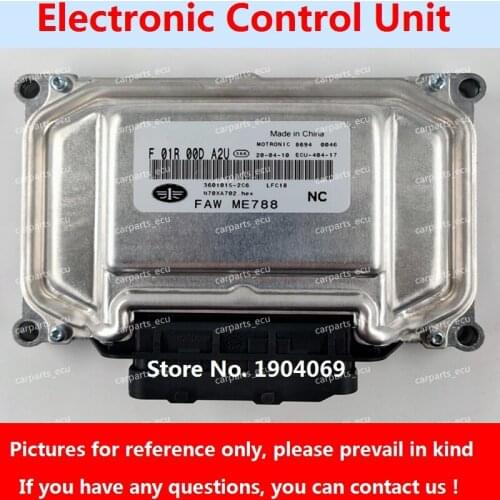 F01R00DA2U F01RB0DA2U 3601015-2C6 ME7 ECU Electronic Control Unit F01R00DE3F F01RB0DE3F 3601015A2C6 For FAW Besturn Car