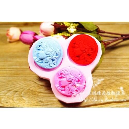 F004 Small Person Silicone Fondant Mold Gum Paste Cake Decorating cake topper Mould