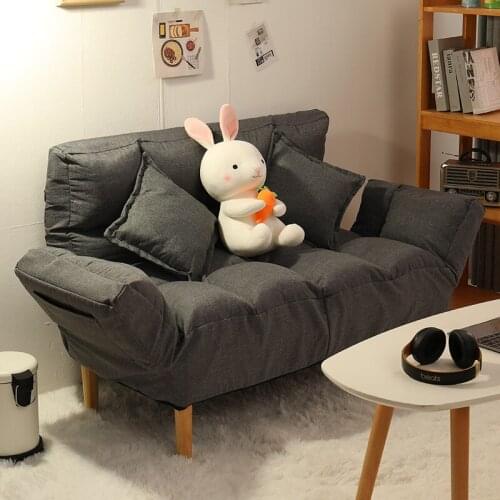 Lazy Sofa Small Huxing Single And Double Sofa Simple Folding Sofa Bed Tatami Balcony Small Sofa Bedroom Women