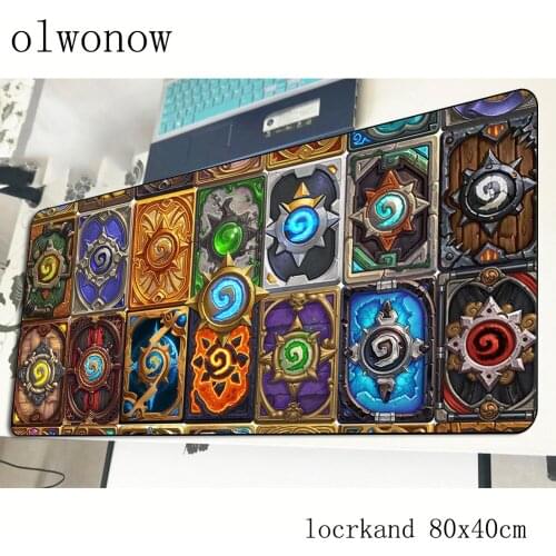 Hearthstones mousepad gamer HD pattern 800x400x2mm gaming mouse pad cool new notebook accessories laptop padmouse ergonomic mat